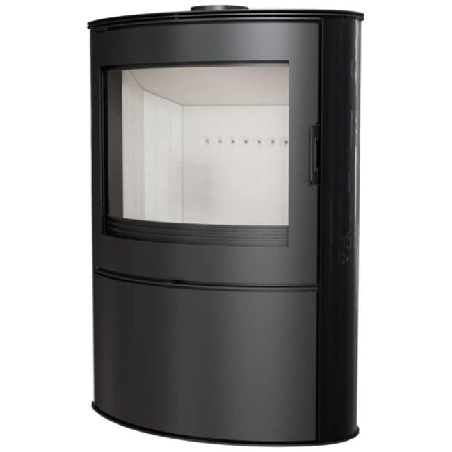 Wood burning steel self closing stove KOZA AB S 2 Ø 150 10 black/white - Image 3