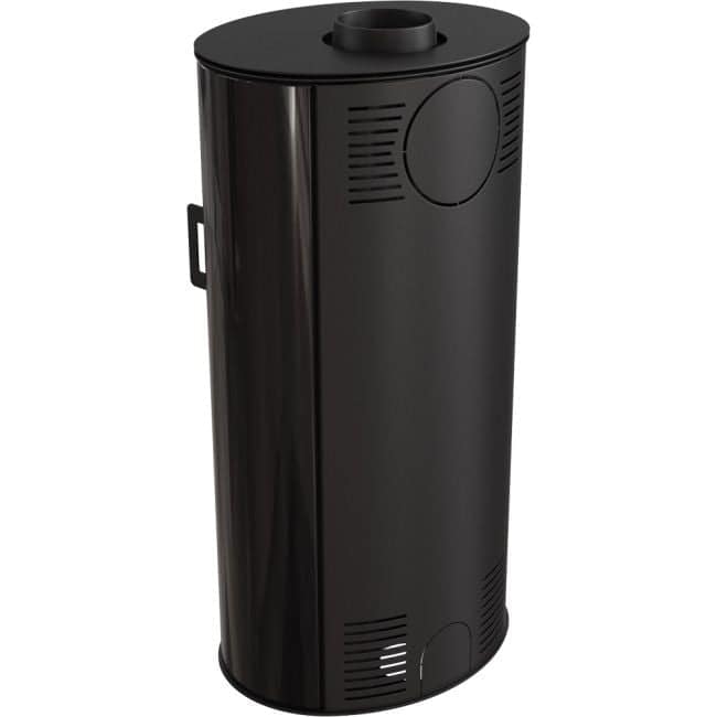 Wood burning steel tiled self closing stove AB Ø 150 8 kW - Image 3