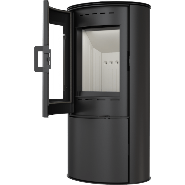 Wood burning steel cast iron stove AB 8 kW Ø 150 - Image 4