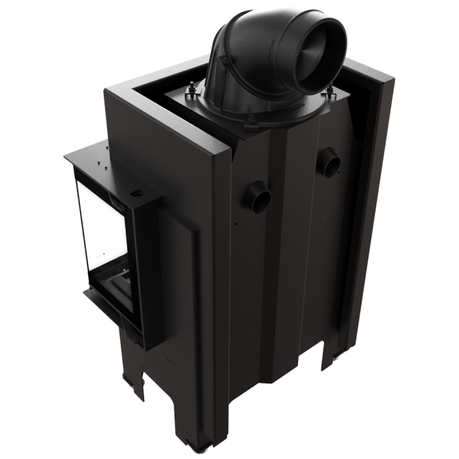 Steel Fireplace NBC 7 KW Ø 160 - Image 5