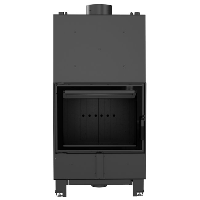Boiler Fireplace LUCY 12 KW Ø 200 black/black-cream - Image 2