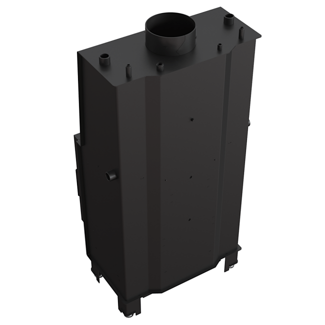 Boiler Fireplace LUCY 12 KW Ø 200 black/black-cream - Image 4