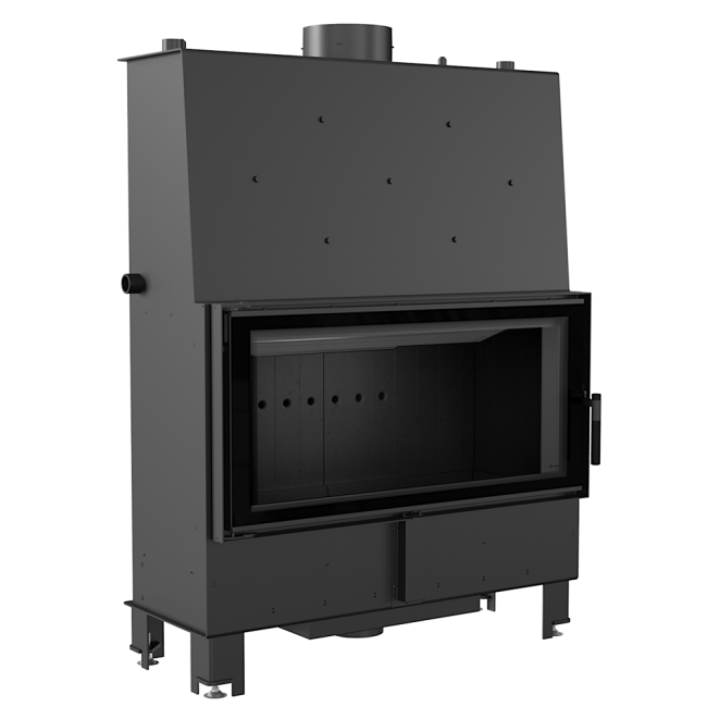 Boiler Fireplace LUCY 20 KW Ø 200 Black