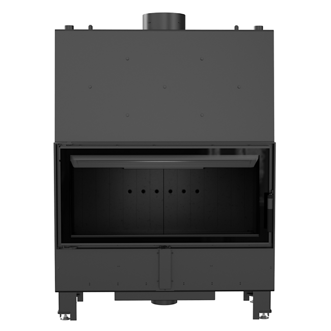 Boiler Fireplace LUCY 20 KW Ø 200 Black - Image 2