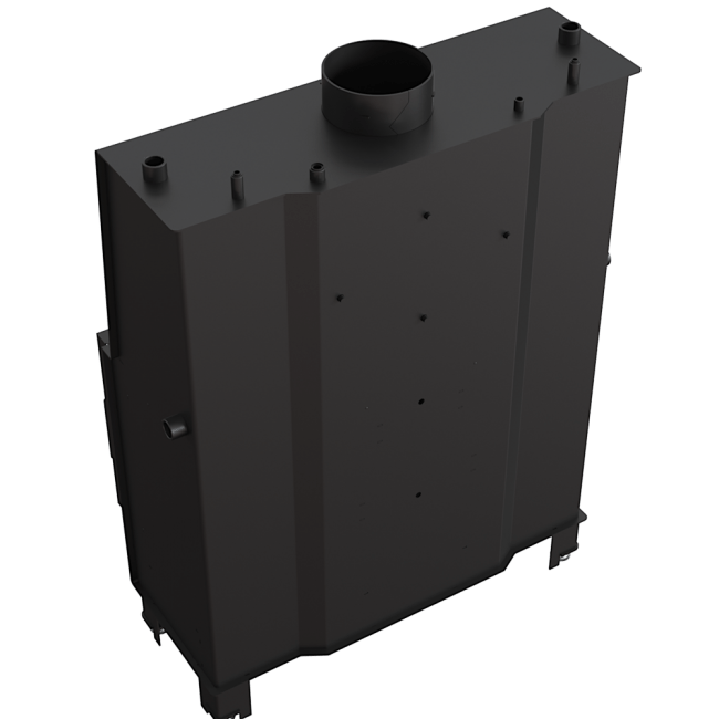 Boiler Fireplace LUCY 20 KW Ø 200 Black - Image 4