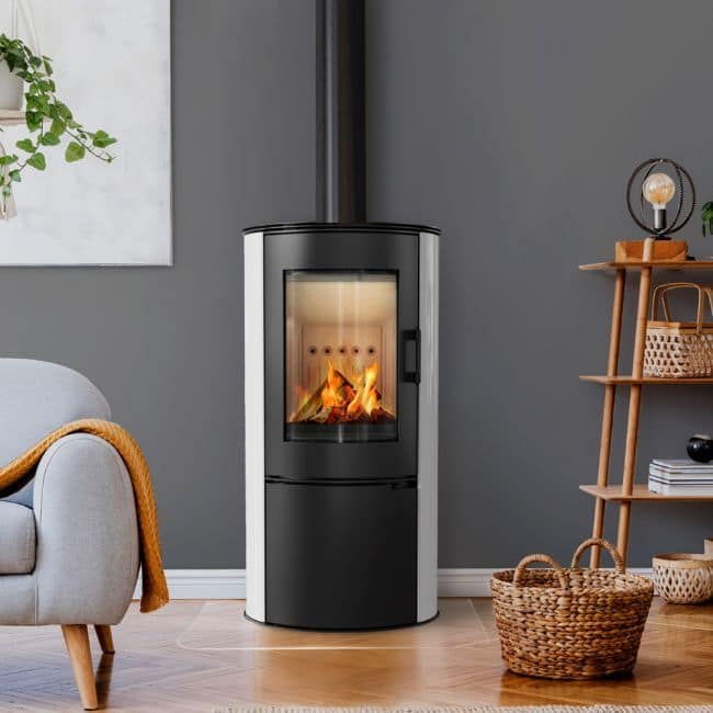 Steel furnace with door closing AB Ø 150 8 kW - Image 3