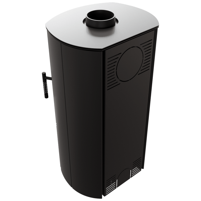 WOOD BURNING STEEL STOVE FALCON Ø 150 10 KW - Image 4