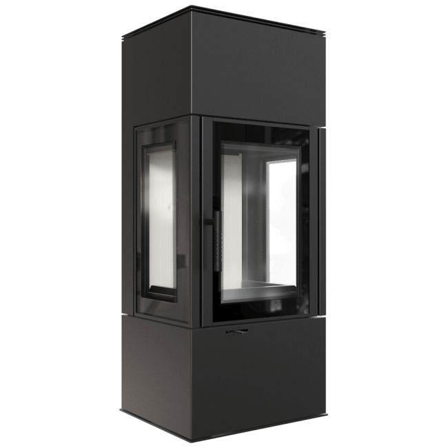 WOOD BURNING STEEL STOVE THOR Ø 150 8 KW